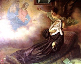 Vous qui êtes dans l'épreuve: Venez prier Sainte Rita(Neuvaine du 14 Mai au 22 Mai)!! Ste-rita-mort
